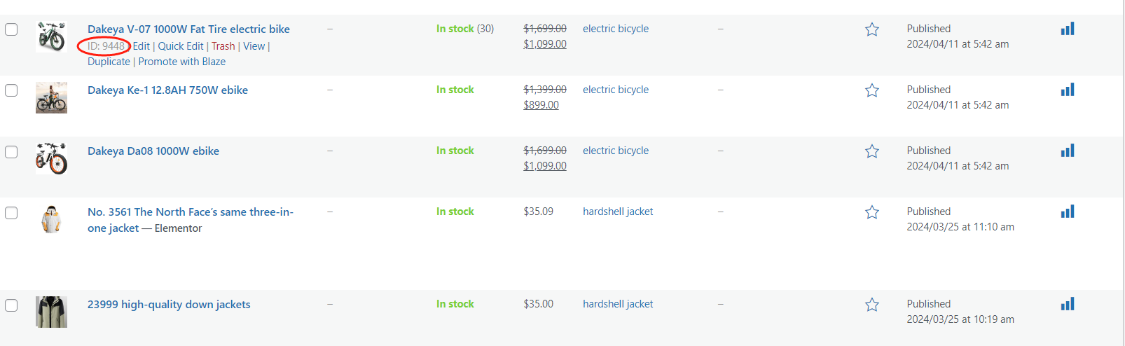 Imagen [3] - Cómo Encontrar Productos por ID de Producto WooCommerce - Photonflux.com | Servicio Profesional de Reparación de WordPress, Alcance Global, Respuesta Rápida