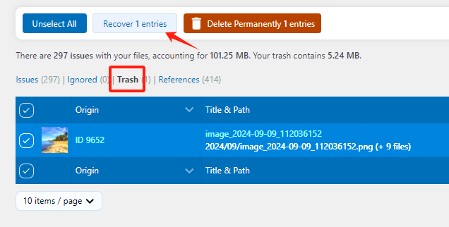 Imagen [10] - Cómo eliminar medios no utilizados de WordPress: tutorial detallado - Photon Flux | Servicio profesional de reparación de WordPress, en todo el mundo, ¡rápida respuesta!