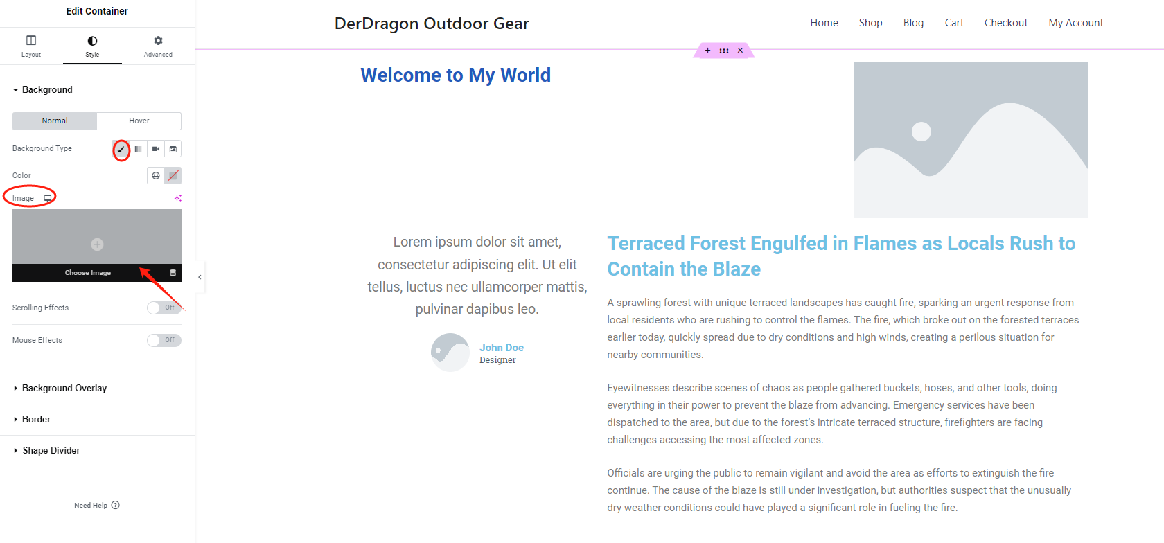 图片[8]-Elementor 视差背景效果详细教程：让网站更具视觉层次感-光子波动网 | 专业WordPress修复服务，全球范围，快速响应