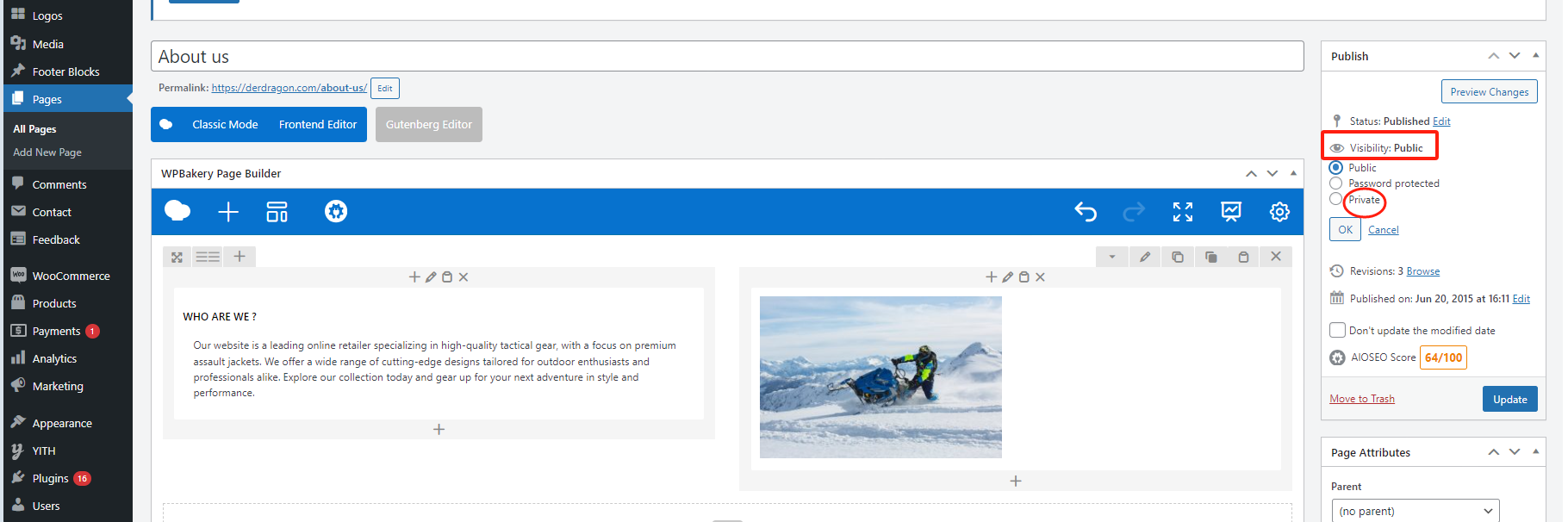 图片[3]-如何在 WordPress 中隐藏页面：五种实用方法与详细操作步骤-光子波动网 | 专业WordPress修复服务，全球范围，快速响应