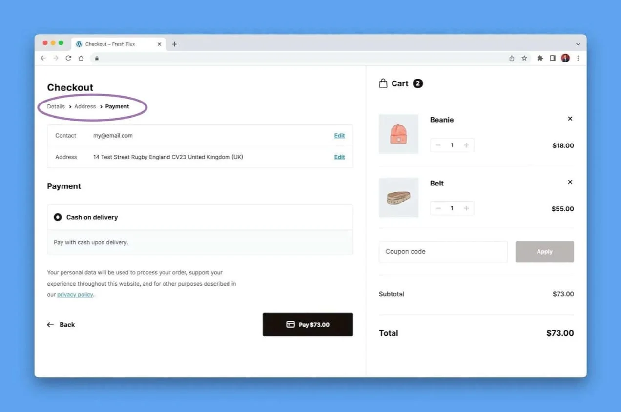 图片[11]-自定义 WooCommerce 结帐页面：完整教程-光子波动网 | 专业WordPress修复服务，全球范围，快速响应