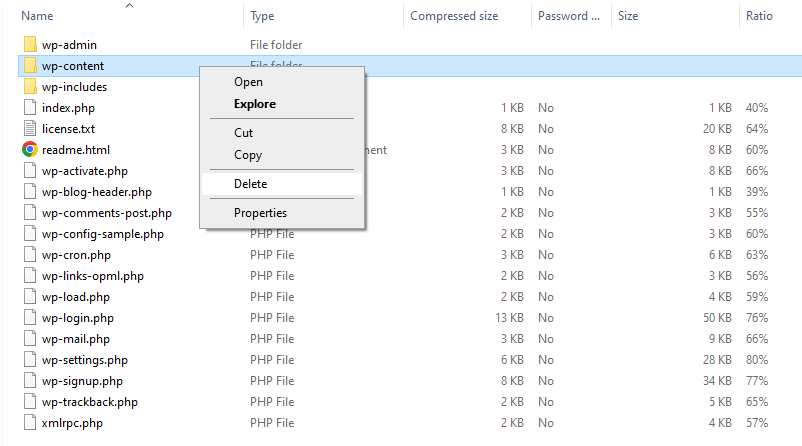 Imagen [7] - Cómo reinstalar WordPress sin perder datos: Guía completa paso a paso - photonwave.com | Servicio profesional de reparación de WordPress, en todo el mundo, respuesta rápida