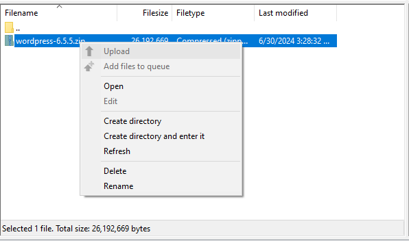 Imagen [8] - Cómo reinstalar WordPress sin perder datos: Guía completa paso a paso - photonwave.com | Servicio profesional de reparación de WordPress, en todo el mundo, respuesta rápida