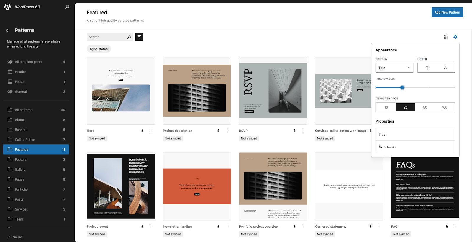 Image[4]-WordPress 6.7 Beta 3 Testing Guide : New Features, Testing Steps and Key Improvements - Photon Fluctuation Network | Professional WordPress Repair Service, Global Reach, Fast Response