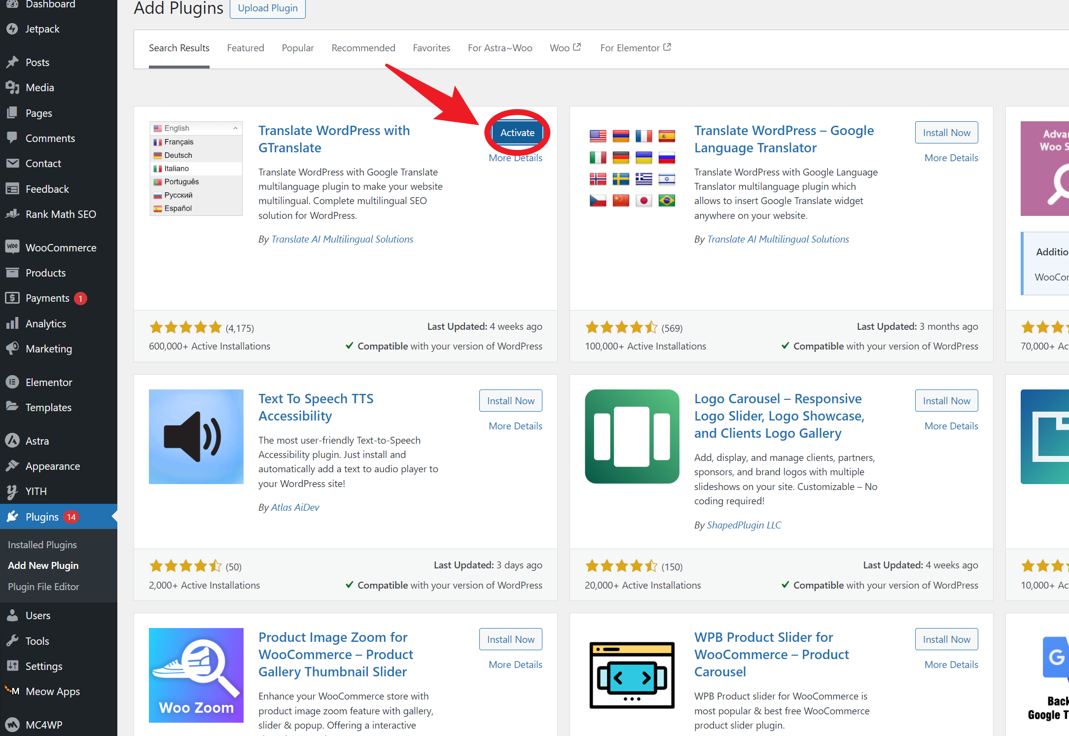 Image [5] - Comment obtenir un support multilingue dans le thème WoodMart : tutoriels détaillés et avantages et inconvénients de l'analyse des plugins - Photon Flux | Services professionnels de réparation de WordPress, dans le monde entier, réponse rapide