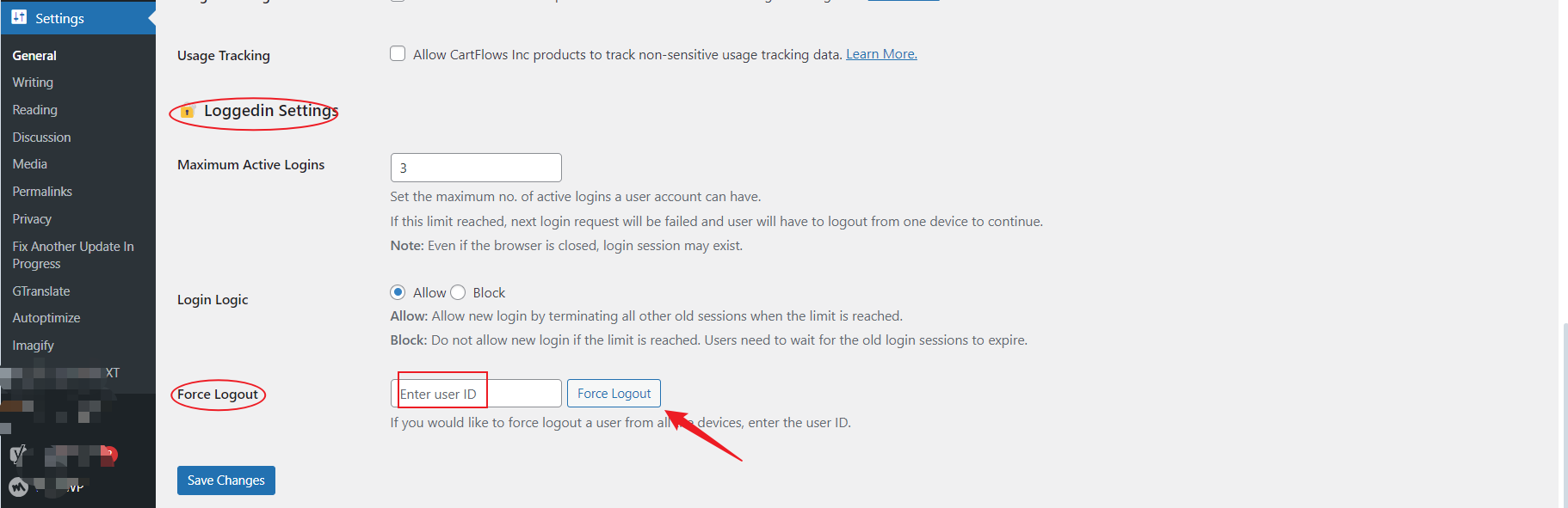 Imagen [8] - Restringir a los usuarios de WordPress el inicio de sesión multidispositivo para mejorar la seguridad del sitio web - Photon Flux | Professional WordPress Repair Service, Global Reach, Fast Response