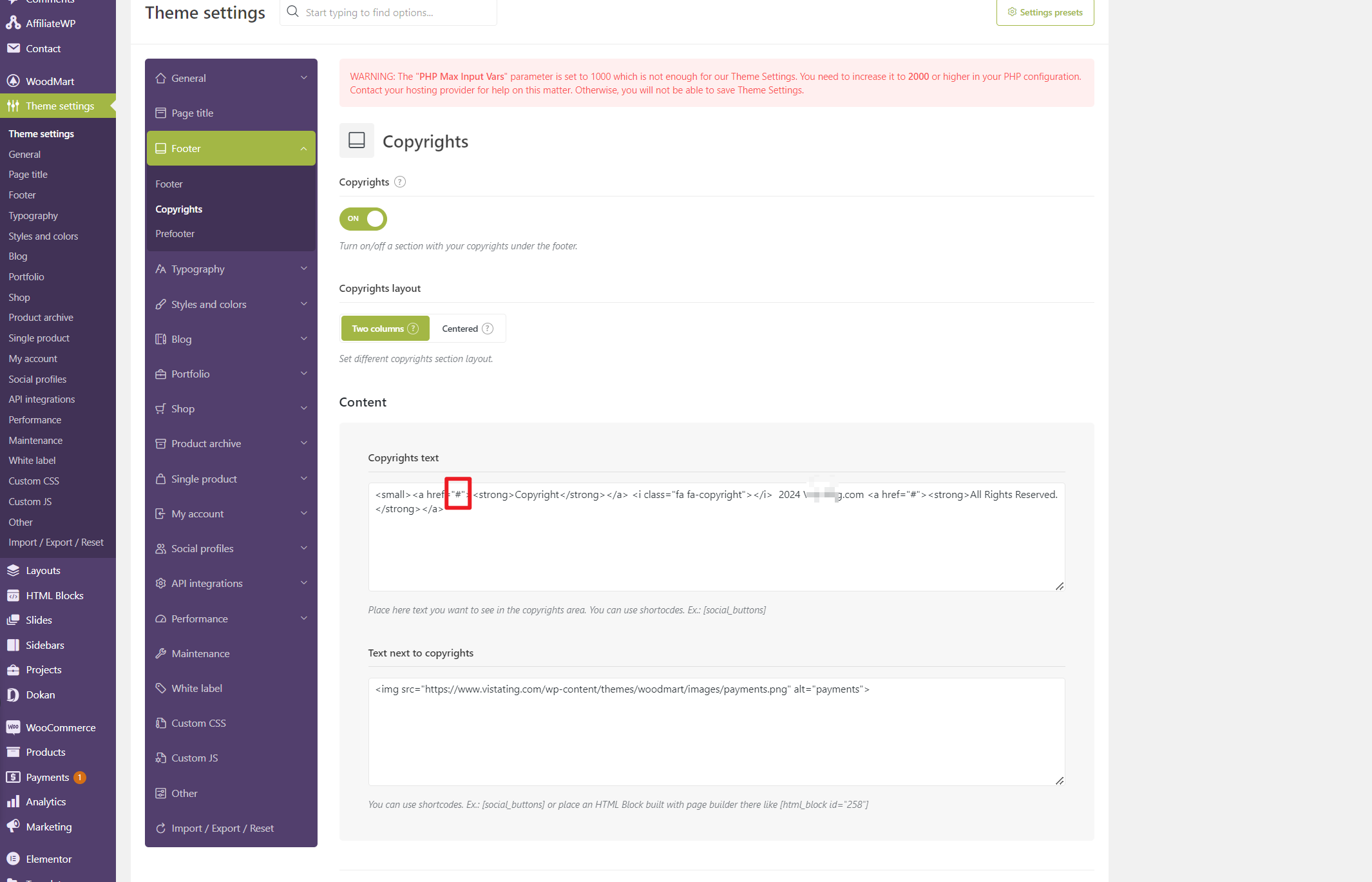 图片[7]-如何修改WordPress主题中的页脚版权信息-光子波动网 | 专业WordPress修复服务，全球范围，快速响应