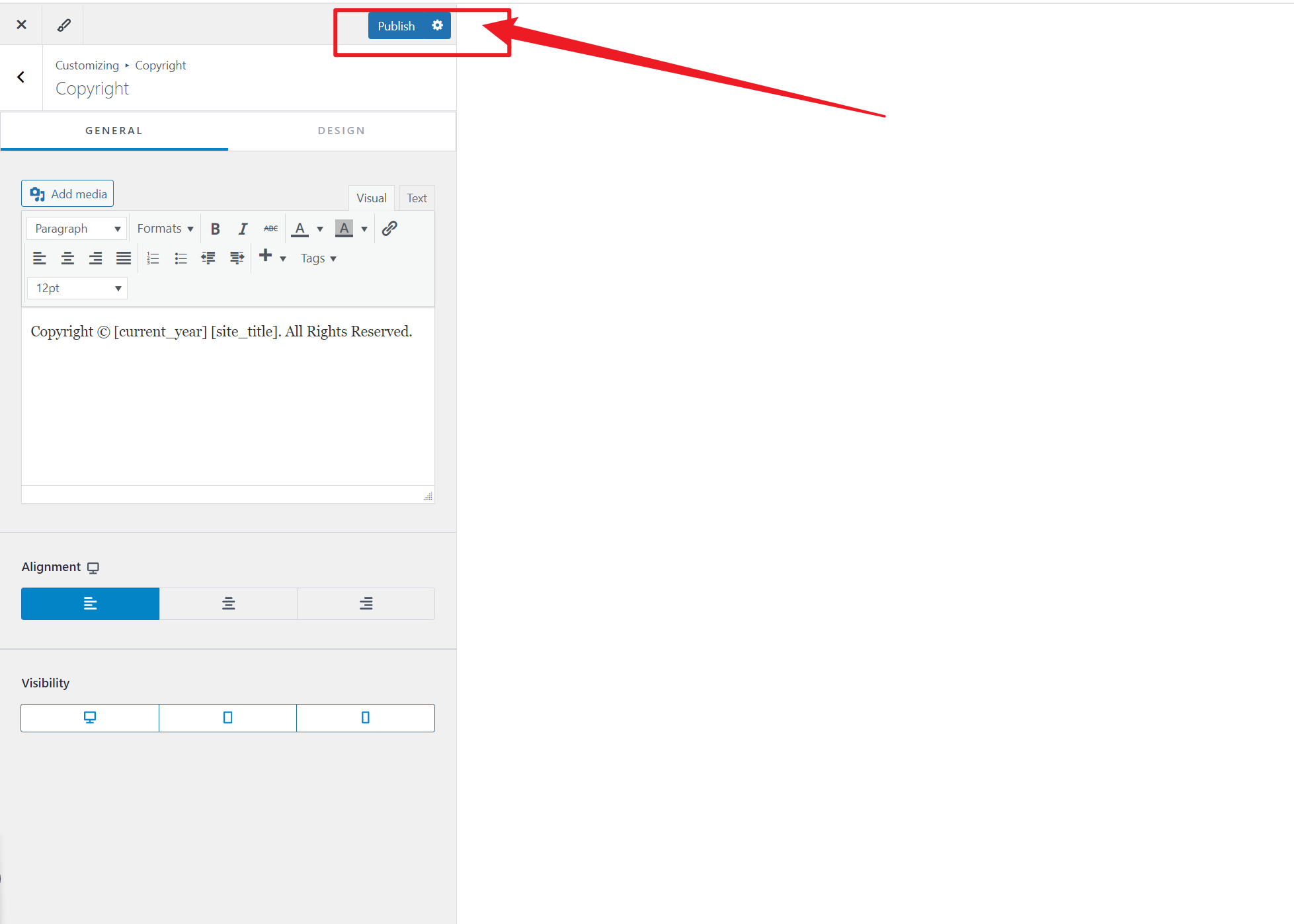 图片[8]-如何修改WordPress主题中的页脚版权信息-光子波动网 | 专业WordPress修复服务，全球范围，快速响应