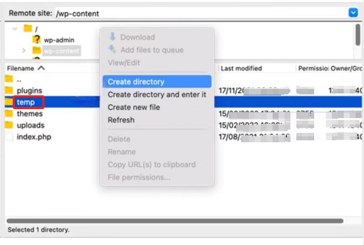 Image[6]-Reparar rápidamente el error "Falta carpeta temporal" en WordPress: Tutoriales detallados y soluciones - Photon Flux | Servicio profesional de reparación de WordPress, en todo el mundo, ¡rápida respuesta!