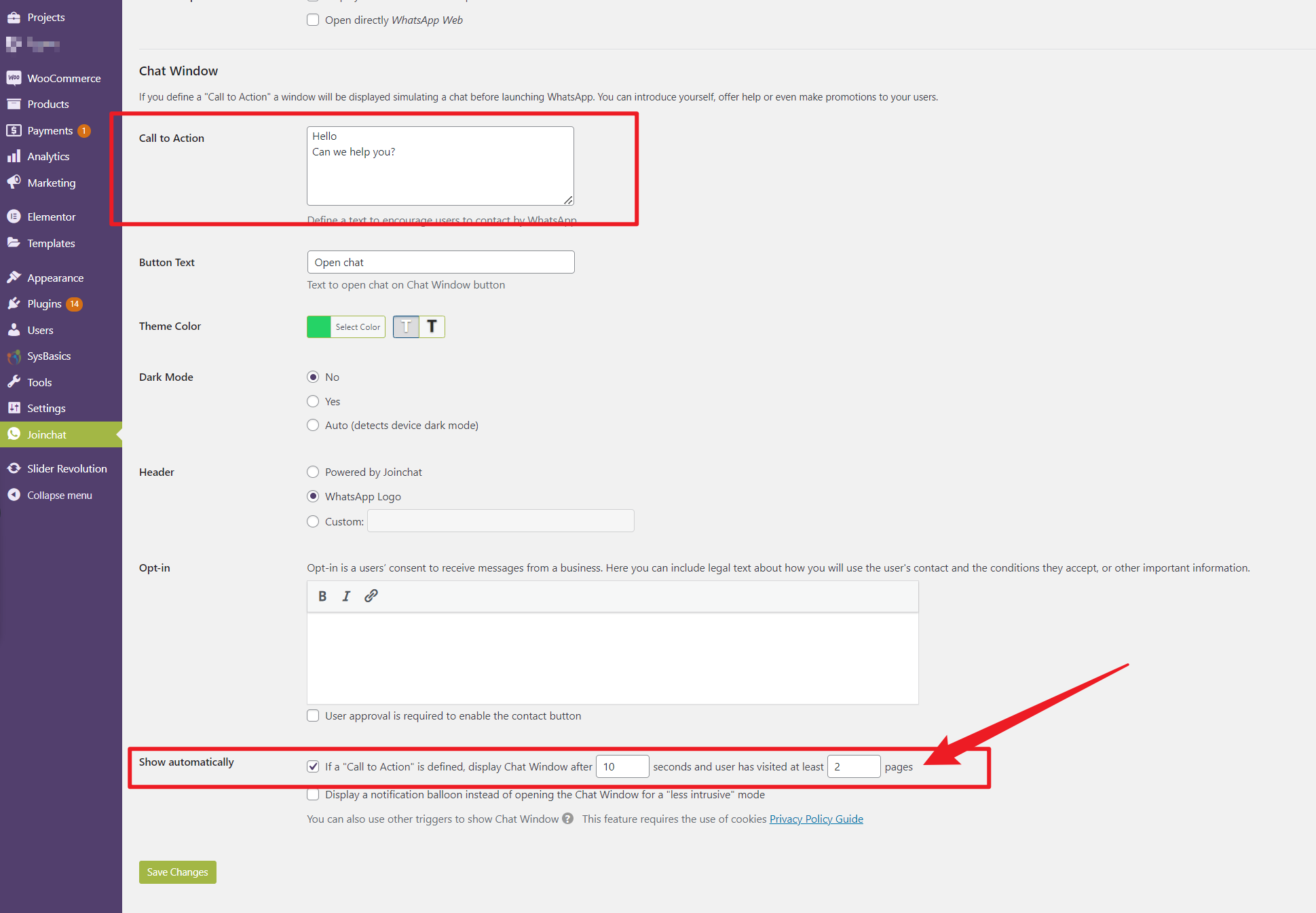 图片[15]-如何在 WoodMart 主题中集成 Join.chat 实时聊天功能-光子波动网 | 专业WordPress修复服务，全球范围，快速响应