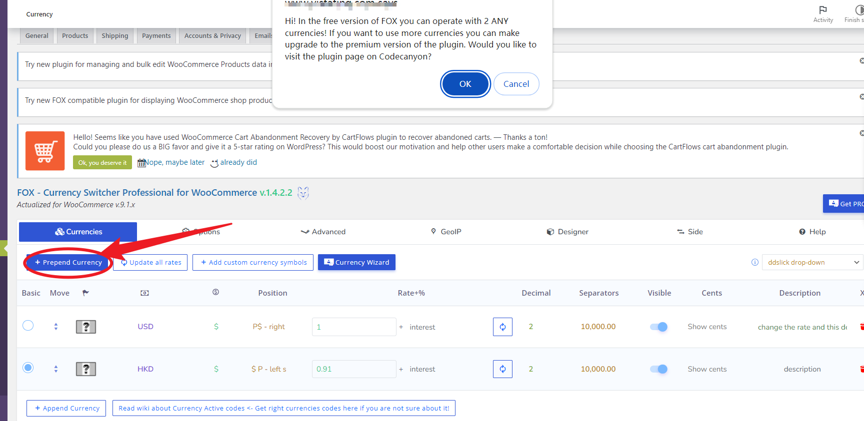 Imagen [5] - Cómo conseguir funcionalidad multidivisa en temas de WordPress mediante el plugin FOX Currency Switcher - Photon Swing | Servicio profesional de reparación de WordPress, en todo el mundo, respuesta rápida
