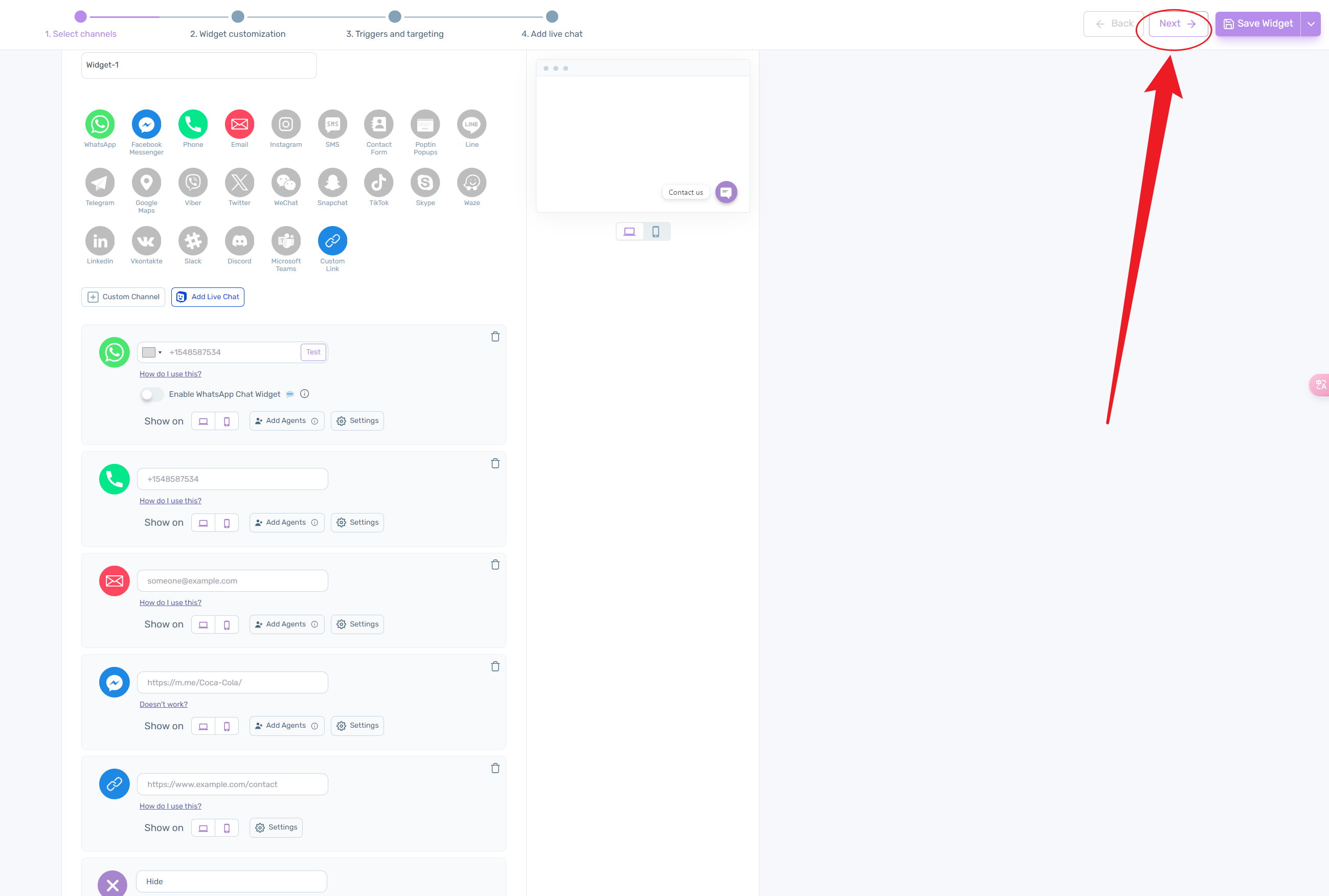 Imagen [13] - Cómo usar Chaty en WordPress para implementar la función de contacto flotante - Photon Flux | Servicio profesional de reparación de WordPress, en todo el mundo, respuesta rápida