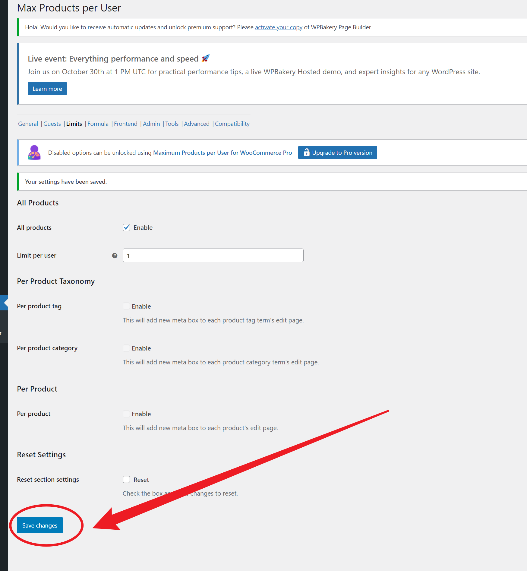 Imagen [11] - ¿Cómo establecer el número máximo de productos por usuario en WooCommerce? -Photonfluctuation.com | Servicio profesional de reparación de WordPress, en todo el mundo, respuesta rápida