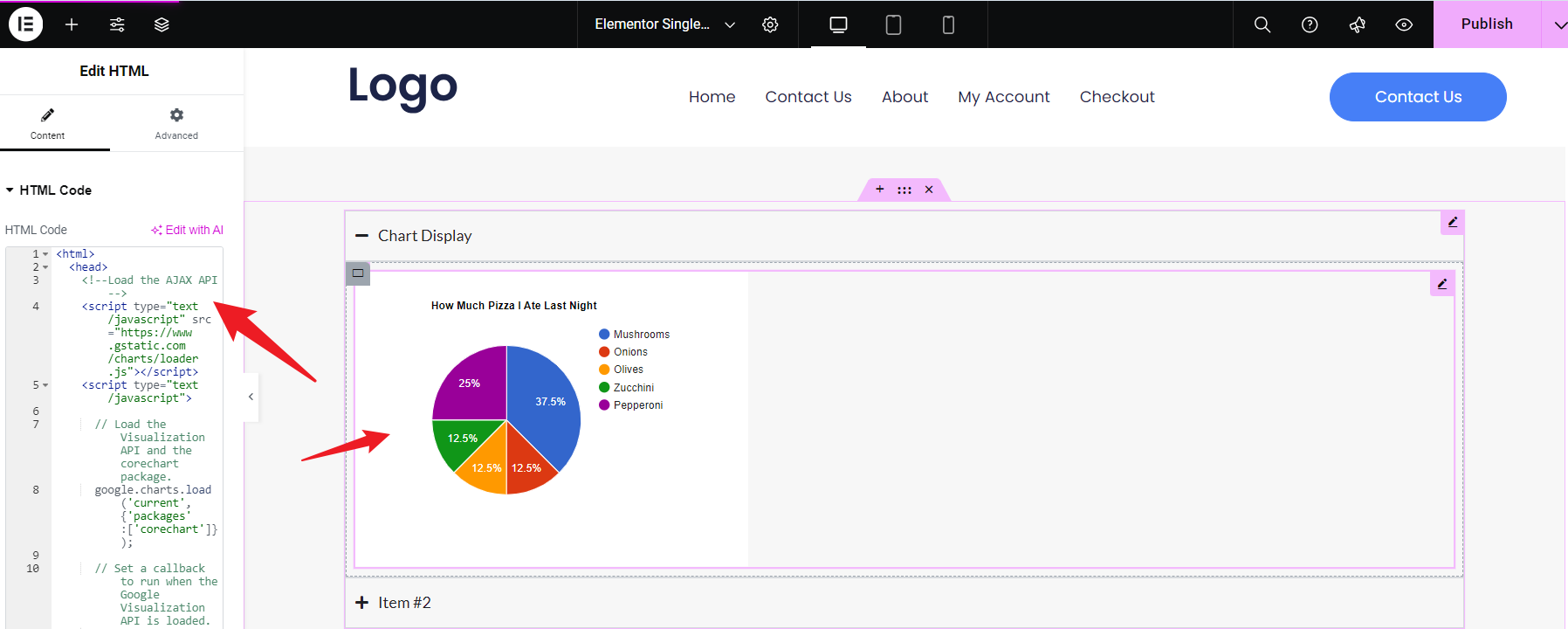 图片[9]-5种使用手风琴小部件的创意方法：如何在 Elementor 中嵌入图表、图像和更多内容-光子波动网 | 专业WordPress修复服务，全球范围，快速响应