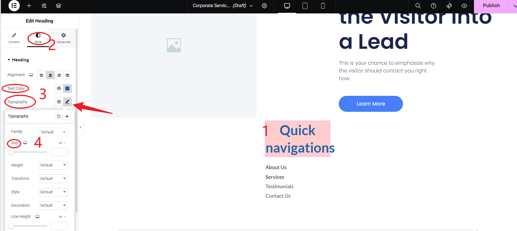 图片[18]-如何在 Elementor 中创建带有容器的垂直粘性标题-光子波动网 | 专业WordPress修复服务，全球范围，快速响应