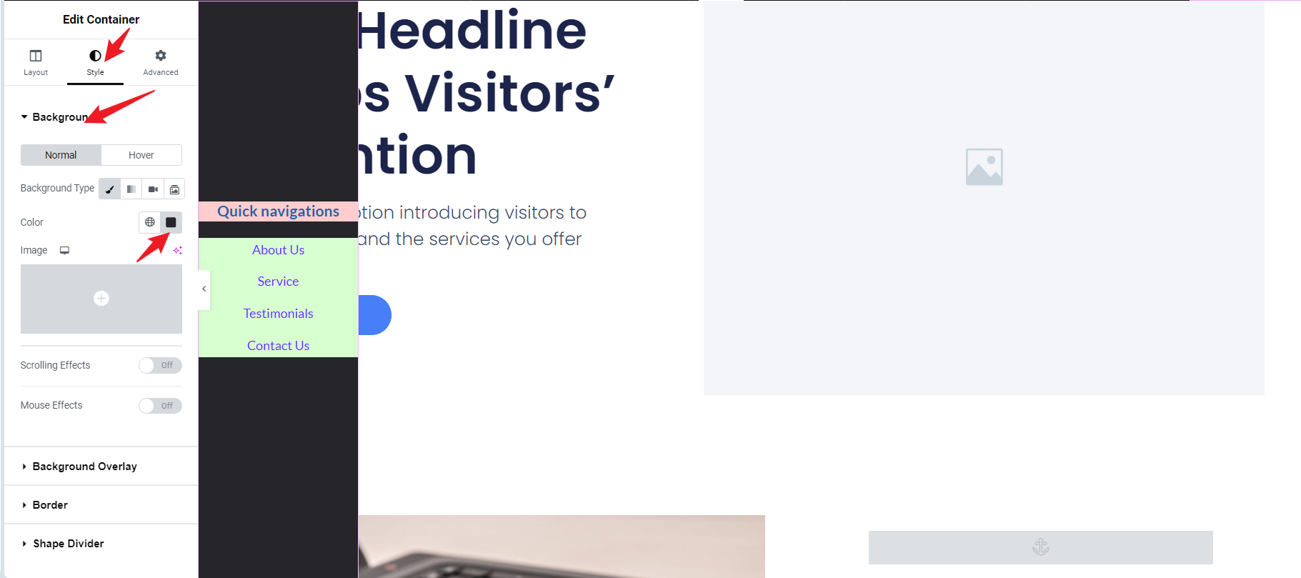 图片[23]-如何在 Elementor 中创建带有容器的垂直粘性标题-光子波动网 | 专业WordPress修复服务，全球范围，快速响应
