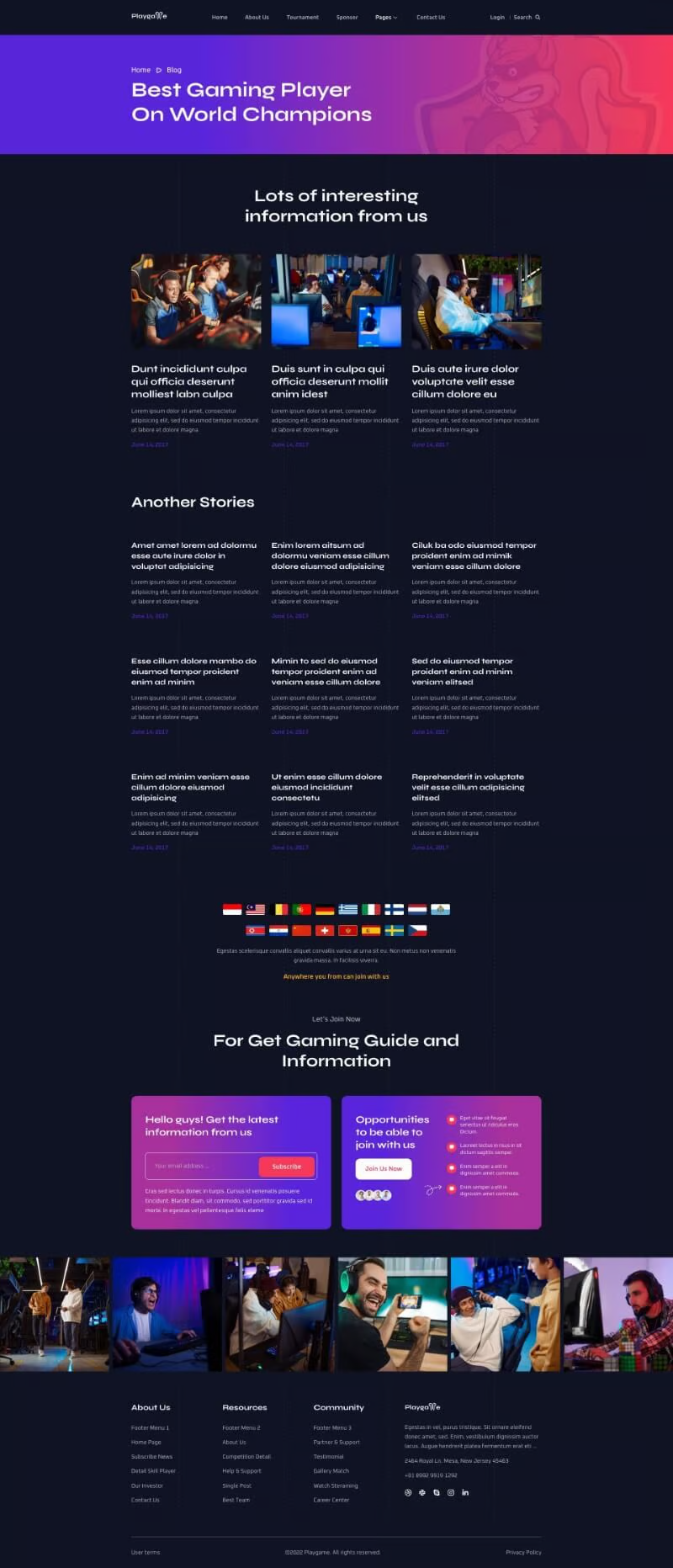 图片[2]-Playgame – 电竞 Elementor 模板套件-光子波动网 | 专业WordPress修复服务，全球范围，快速响应