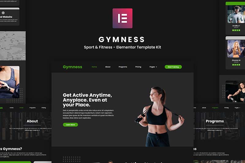 Gymness - Sports & Fitness Elementor Template Suite - Photonflux.com | Professional WordPress Repair Service, Global Reach, Quick Response
