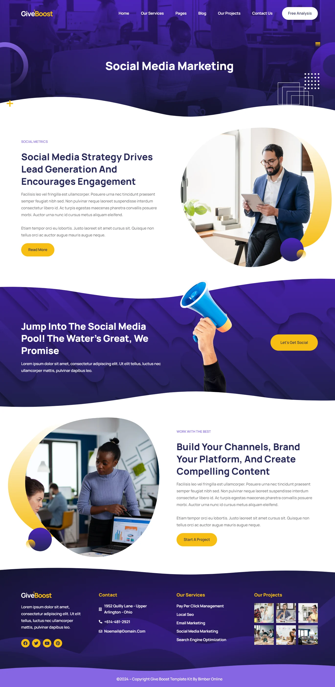 Imagen [1] - GiveBoost - Agencia de marketing digital Elementor Pro Template Suite - Photon Flux Network | Servicio profesional de reparación de WordPress, alcance global, respuesta rápida