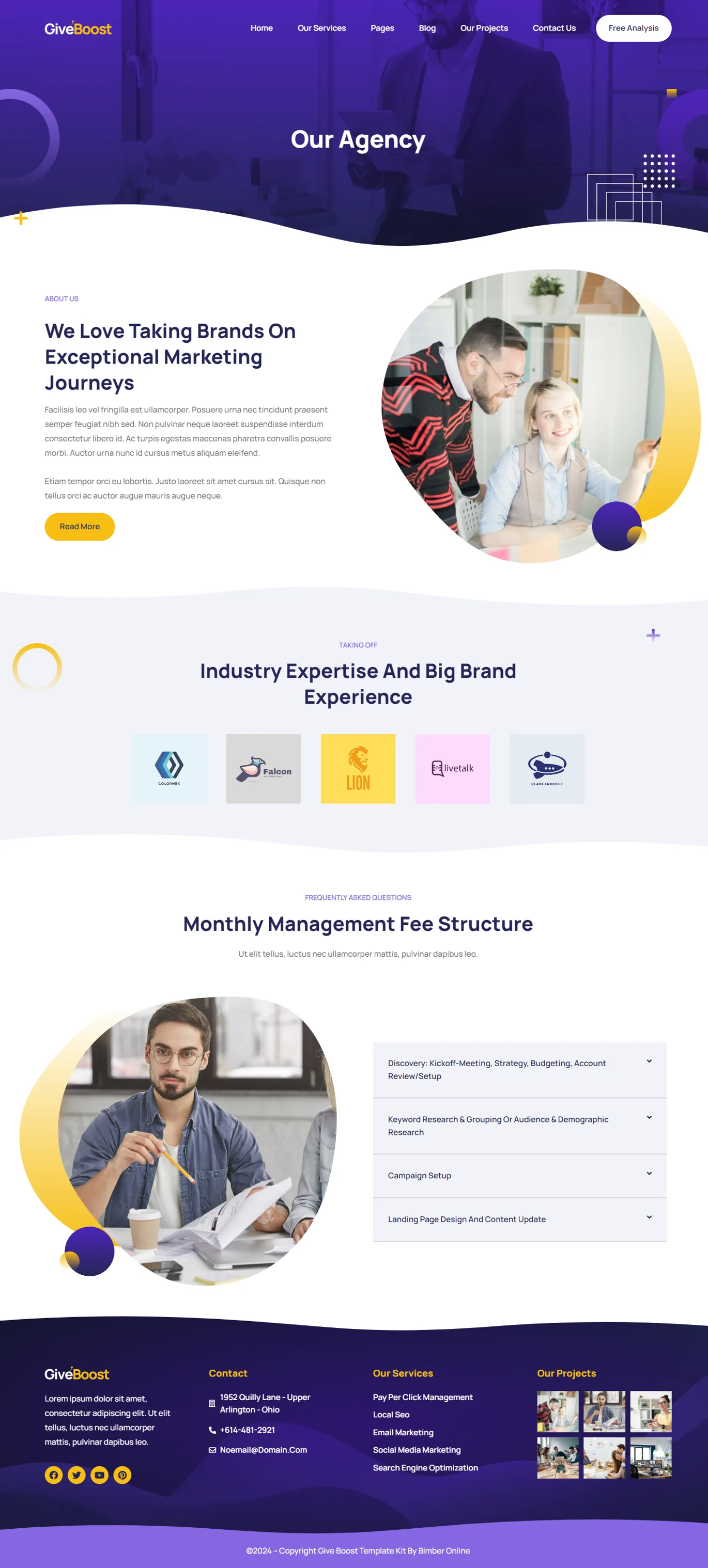 Imagen [2] - GiveBoost - Agencia de marketing digital Elementor Pro Template Suite - Photon Fluctuation Network | Servicio profesional de reparación de WordPress, alcance global, respuesta rápida