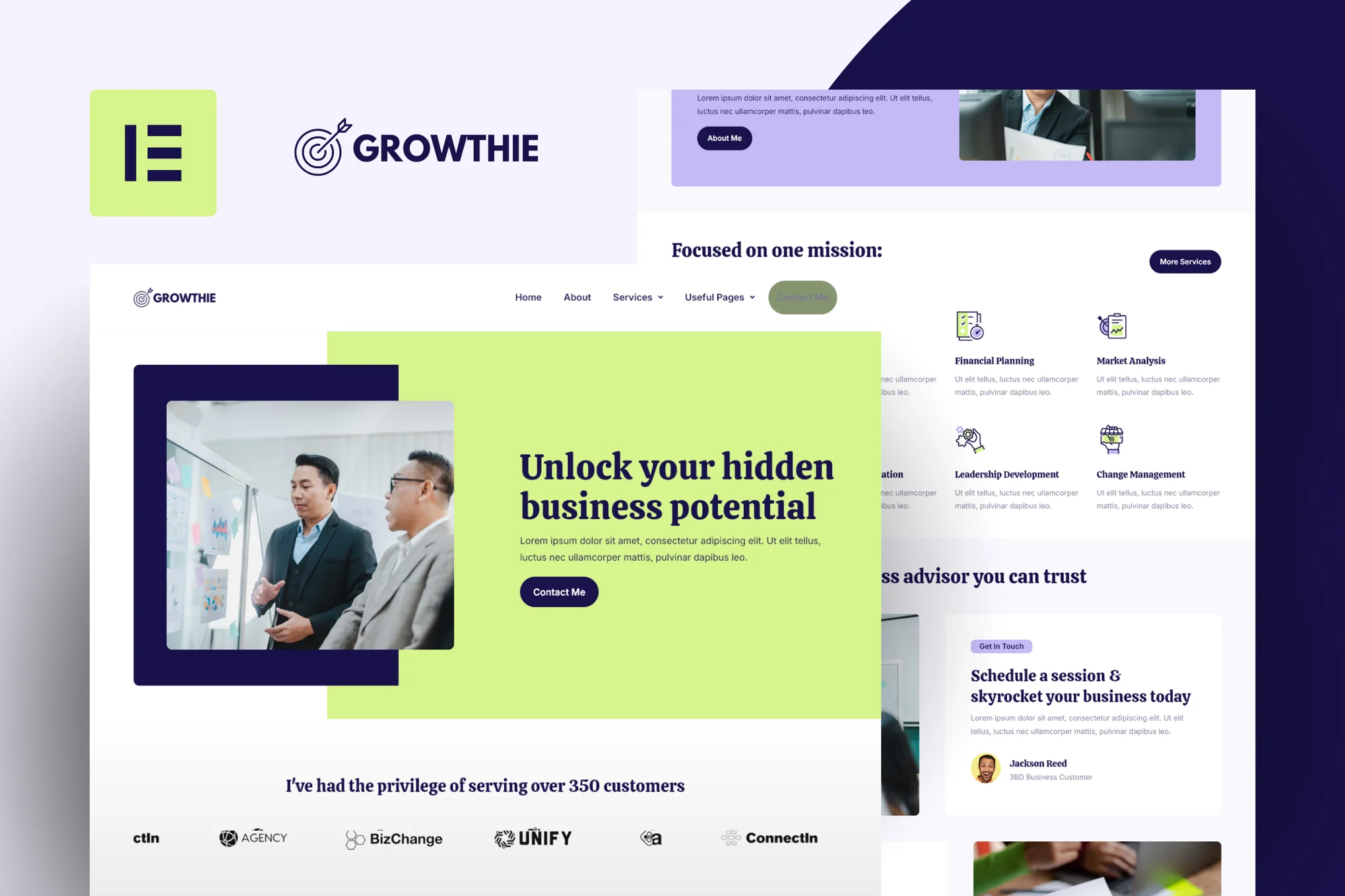 Growthie – 商业 Elementor 模板套件-光子波动网 | 专业WordPress修复服务,全球范围,快速响应