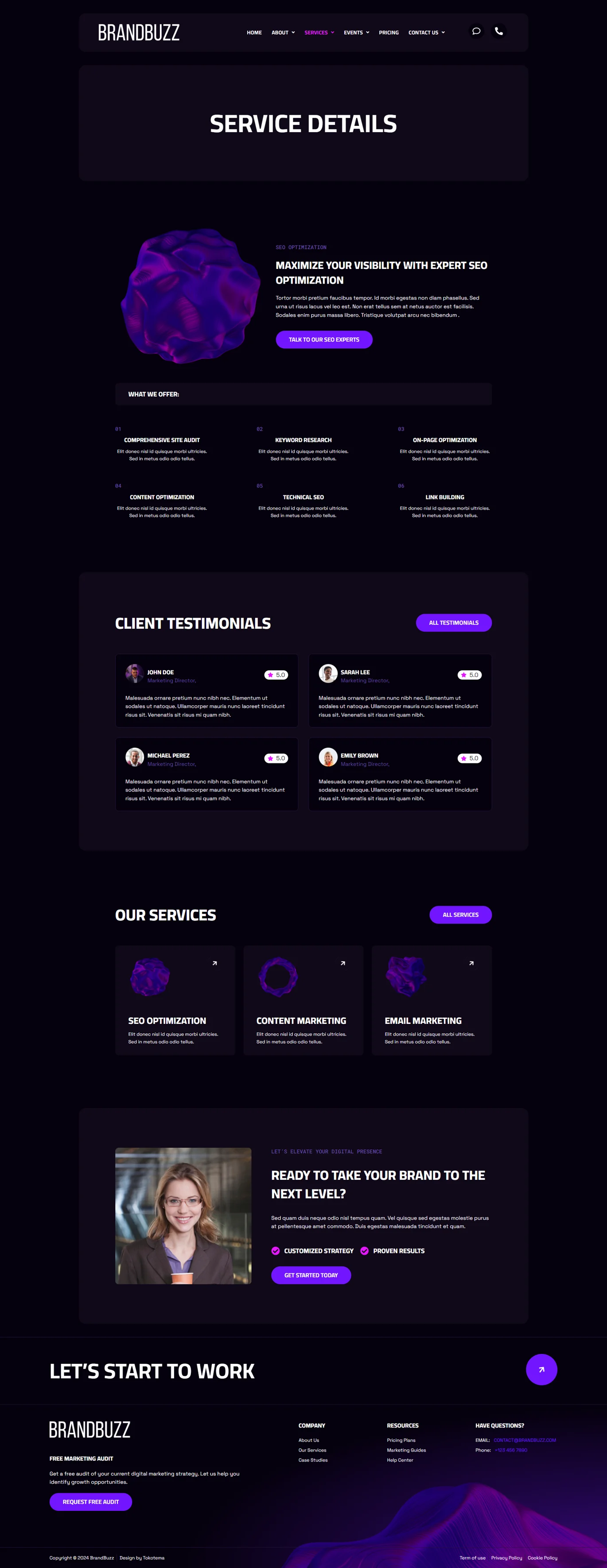 图片[1]-BrandBuzz：为数字代理和创意工作室打造的专业 Elementor 模板套件-光子波动网 | 专业WordPress修复服务，全球范围，快速响应