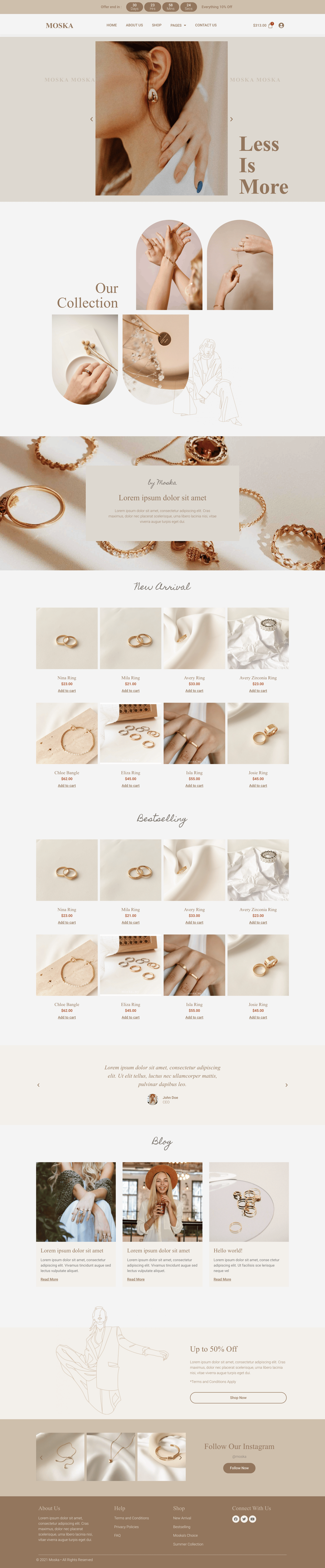 Image [1]-Moska - Fashion Jewellery Store Elementor Pro Template Suite - Photon Flux | Service professionnel de réparation de WordPress, dans le monde entier, réponse rapide