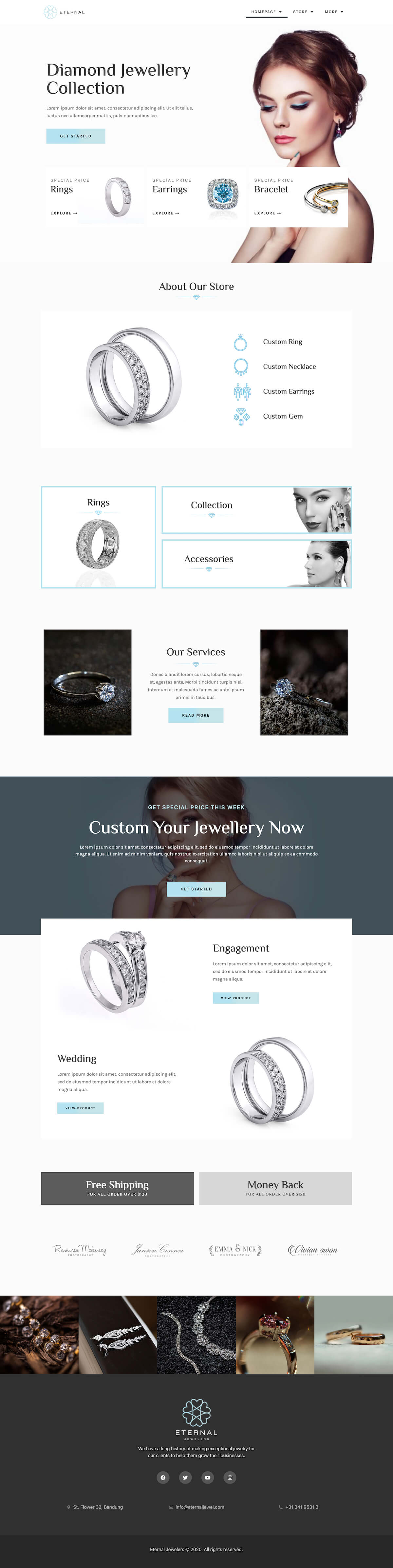 图片[2]-Diamonic | 珠宝店 Elementor 模板套件-361Sale WordPress Care