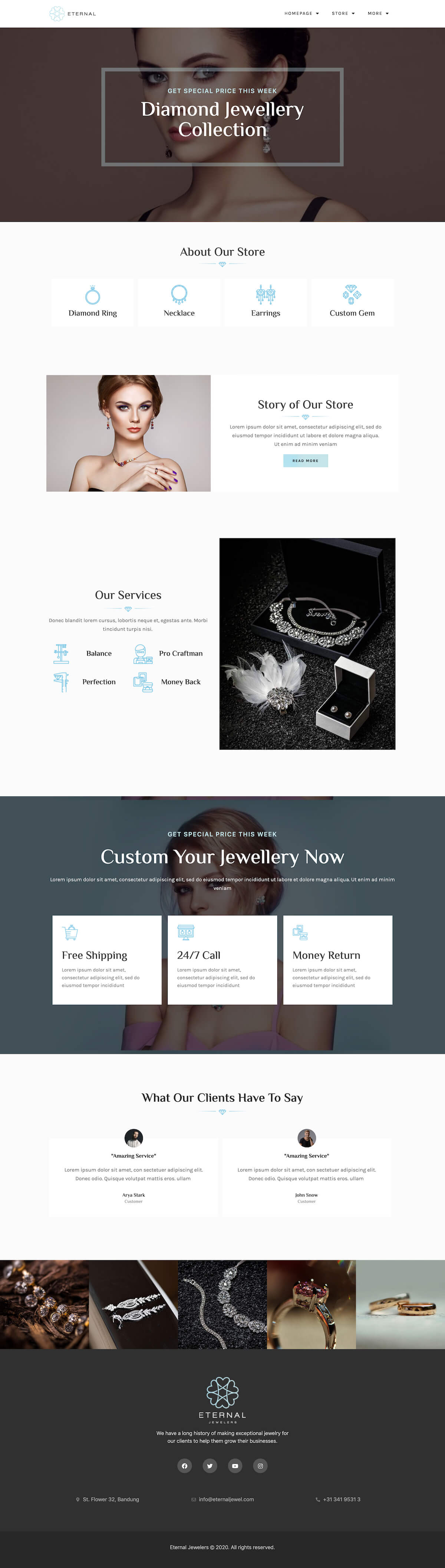 图片[1]-Diamonic | 珠宝店 Elementor 模板套件-361Sale WordPress Care