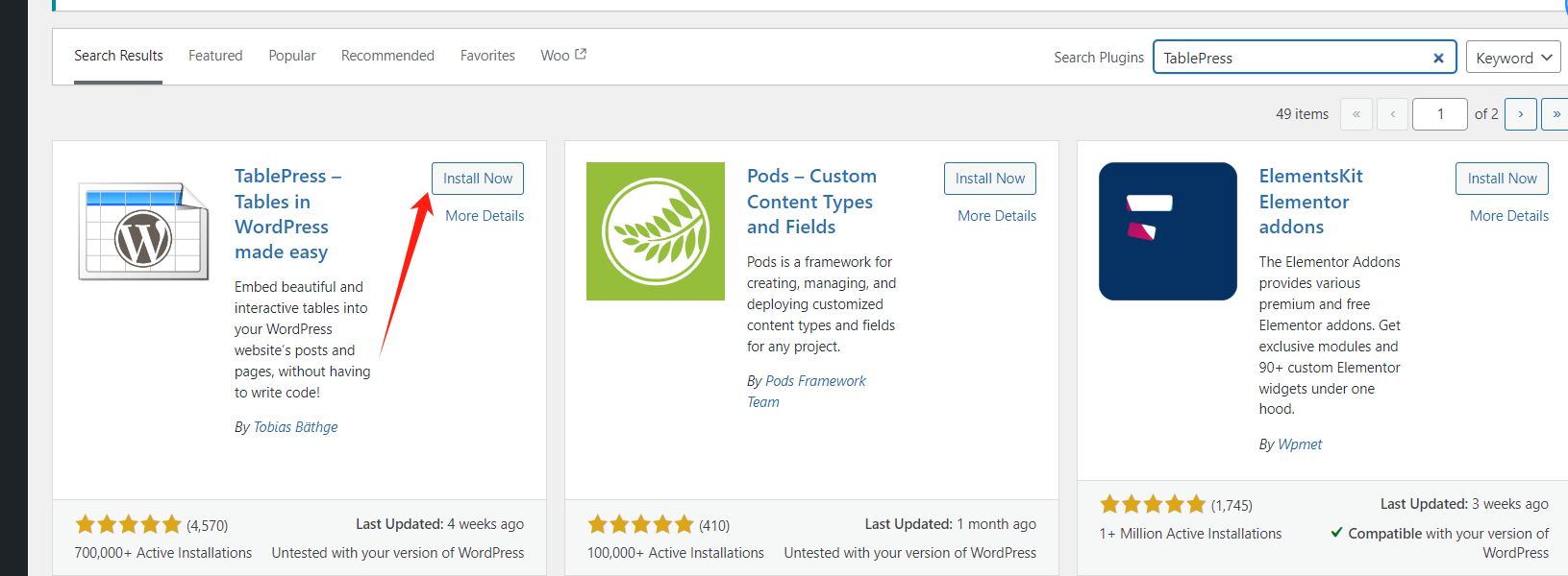 Imagen [2] - Cómo crear tablas responsivas en WordPress (plugin TablePress + método manual)