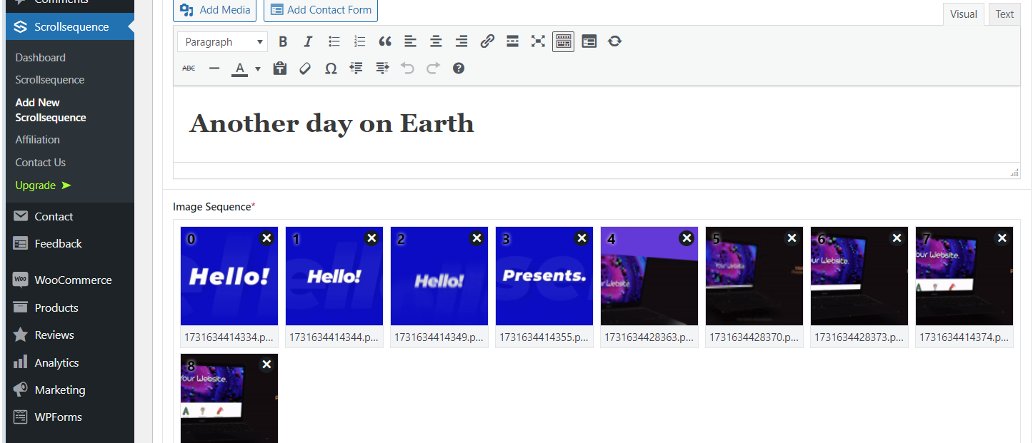 Imagen [12] - Cómo añadir animación de desplazamiento en WordPress: plugins, Elementor y métodos de implementación CSS