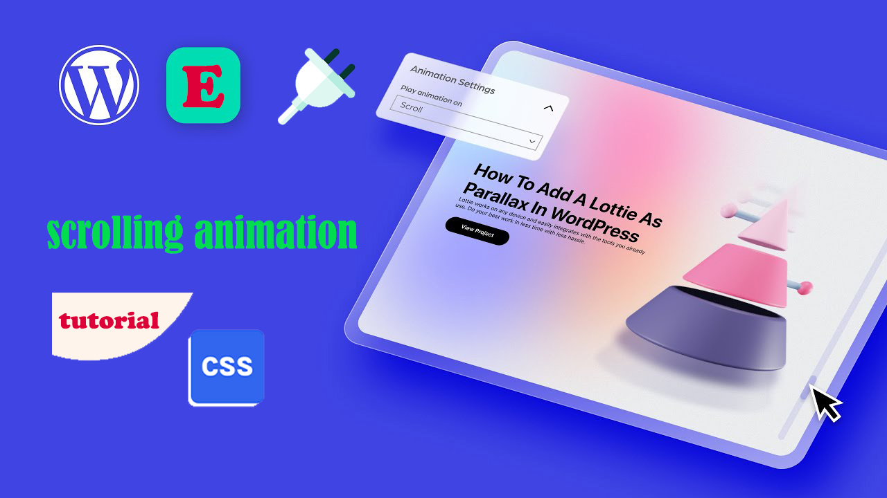 在 WordPress 中实现滚动动画的三种方法:插件、Elementor 和 CSS教程-光子波动网 | 专业WordPress修复服务,全球范围,快速响应