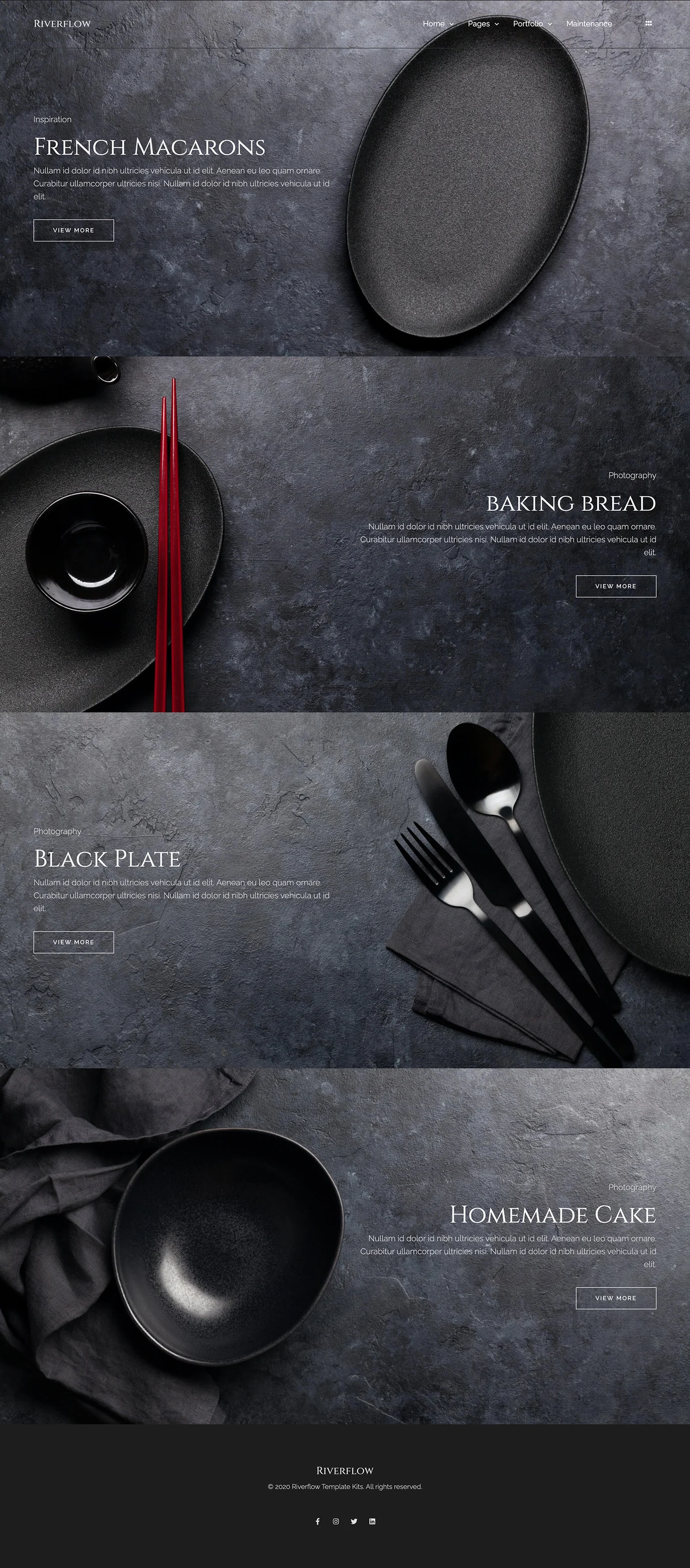 图片[1]-Riverflow – 创意作品集Elementor模板套件-光子波动网 | 专业WordPress修复服务，全球范围，快速响应