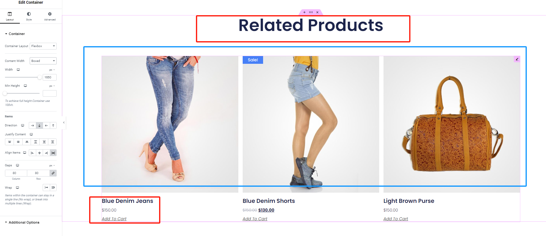 Image [4] - Personnaliser les pages produits de WooCommerce avec Elementor : améliorer l'expérience et l'engagement des utilisateurs