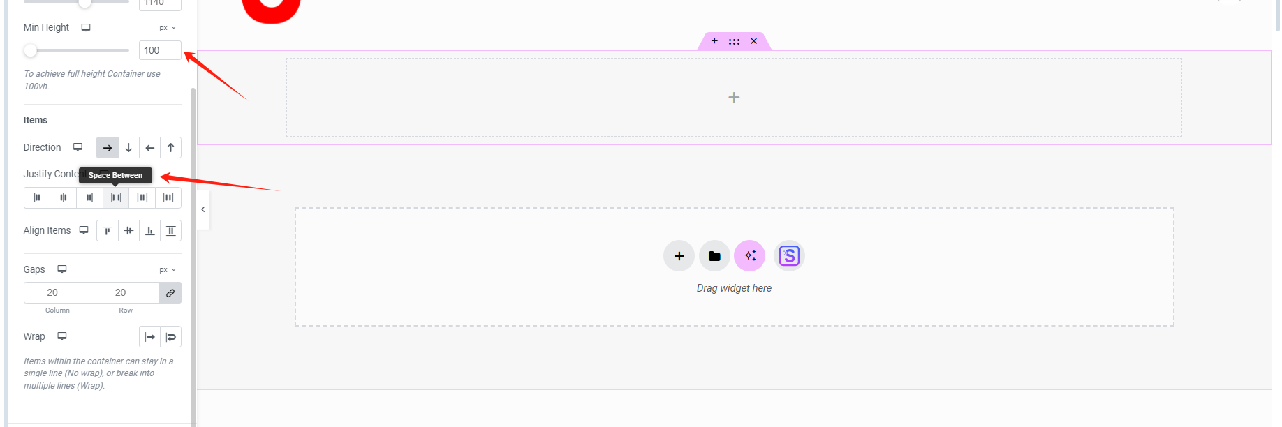 Image [7] - How to create a custom one-page template with Elementor Flexbox | Full Tutorial