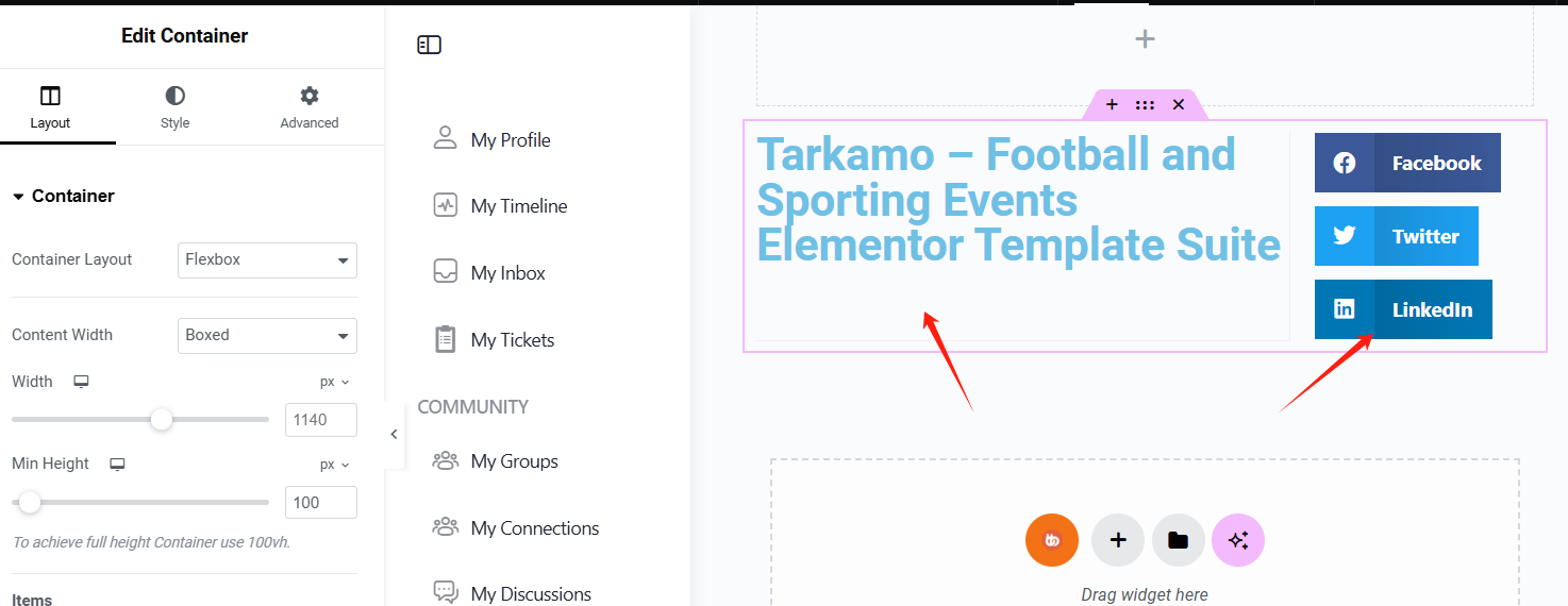 Image [10] - How to create a custom one-page template using Elementor Flexbox | Full Tutorial