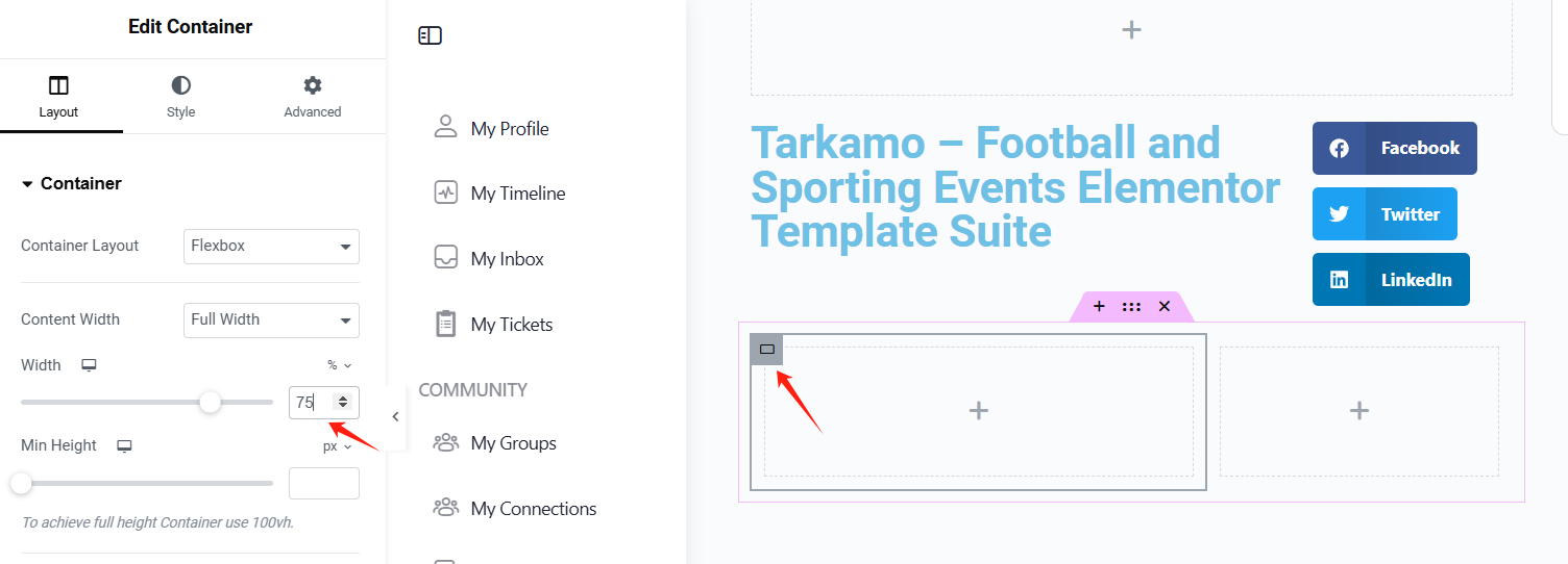 Image [14] - How to create a custom one-page template with Elementor Flexbox | Full Tutorial