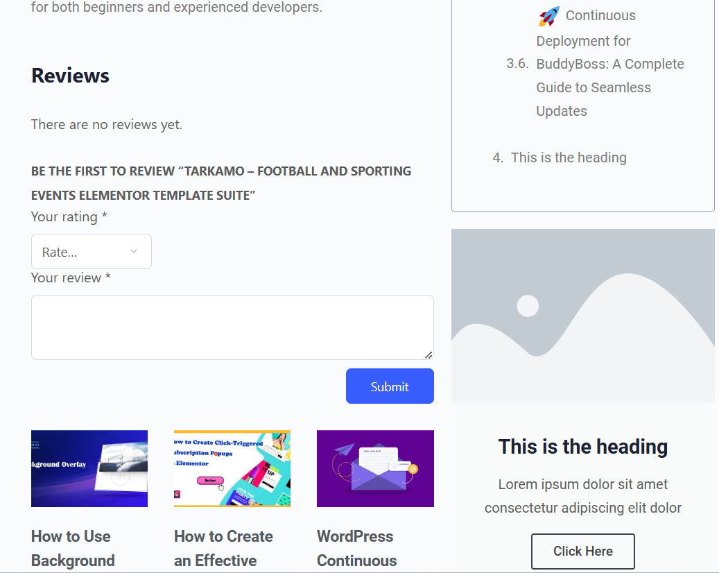 Image [28] - How to create a custom one-page template with Elementor Flexbox | Full Tutorial
