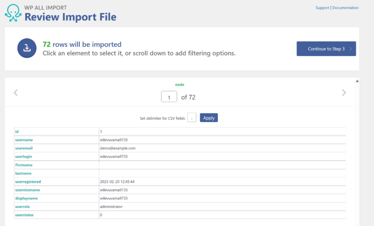Image [4] - Comment importer en masse des utilisateurs sur WordPress à l'aide de fichiers CSV : Tutoriel complet