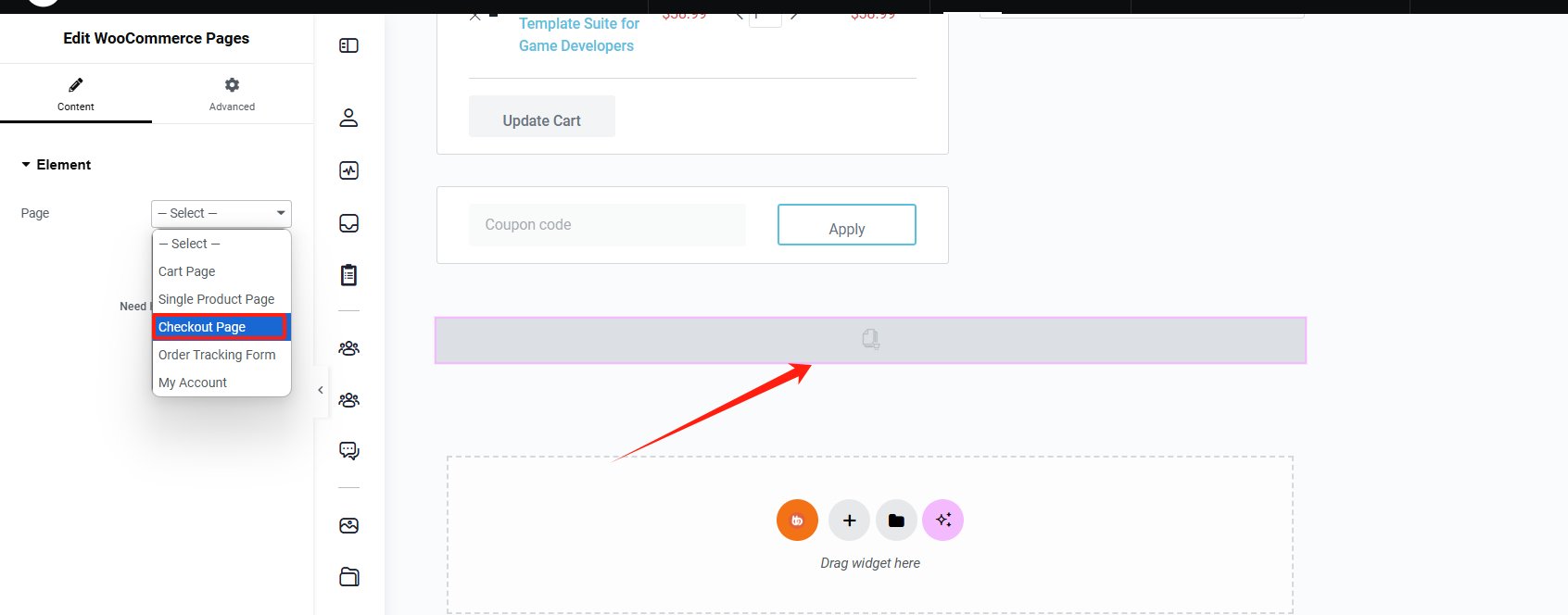 Imagen [13] - Cómo personalizar las páginas de la cesta de la compra de WooCommerce con Elementor - Una guía completa para aumentar las tasas de conversión