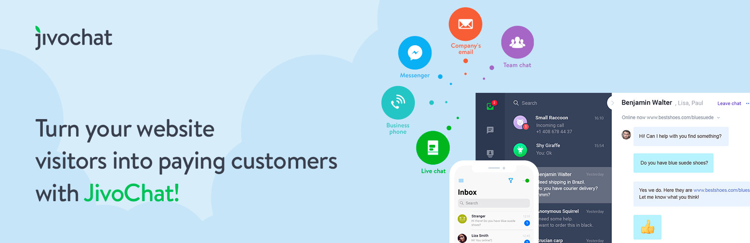 Image [9]-12 meilleurs plugins WordPress Live Chat recommandés pour augmenter la satisfaction des clients et la conversion des ventes