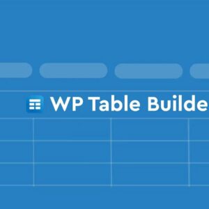 WP Table Builder Pro wp表格插件