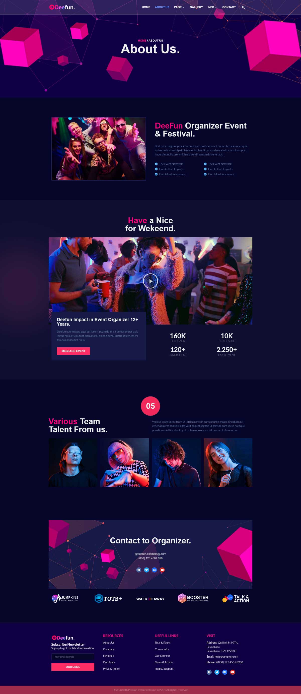 图片[2]-DeeFun – 节日与活动组织者 Elementor 模板套件-光子波动网 | 专业WordPress修复服务，全球范围，快速响应