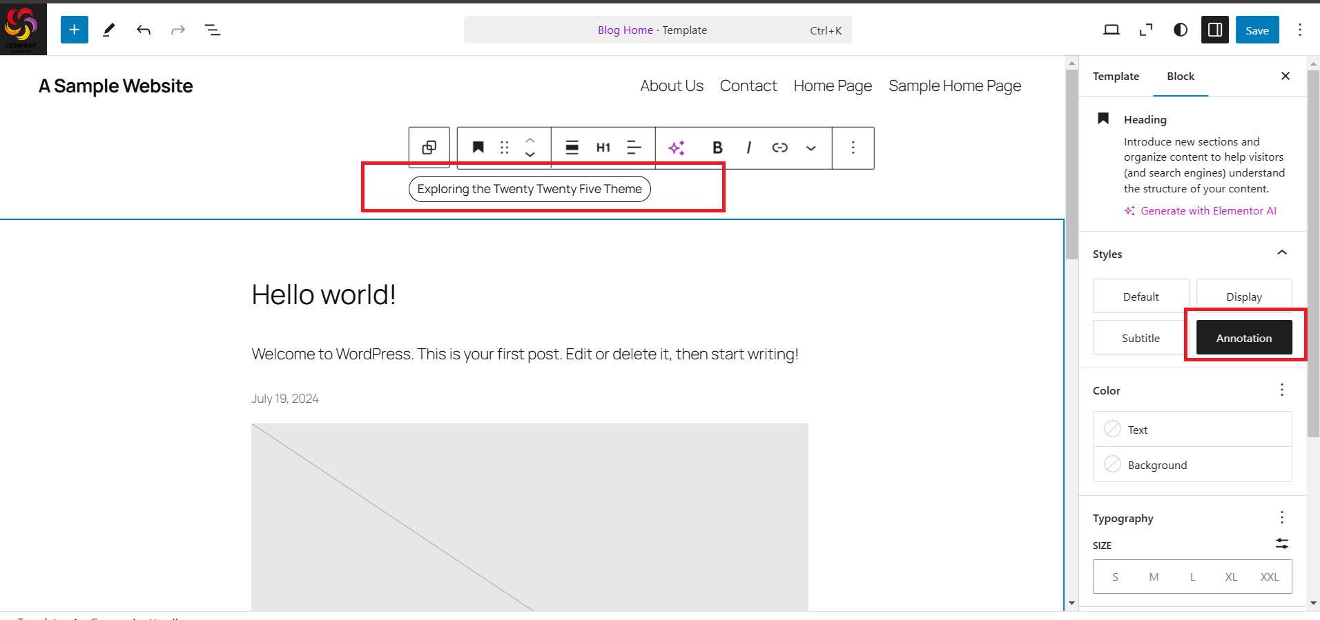 Image[9]-WordPress 6.7 New Release : Un regard approfondi sur les points forts et les avantages du thème Twenty Twenty-Five.