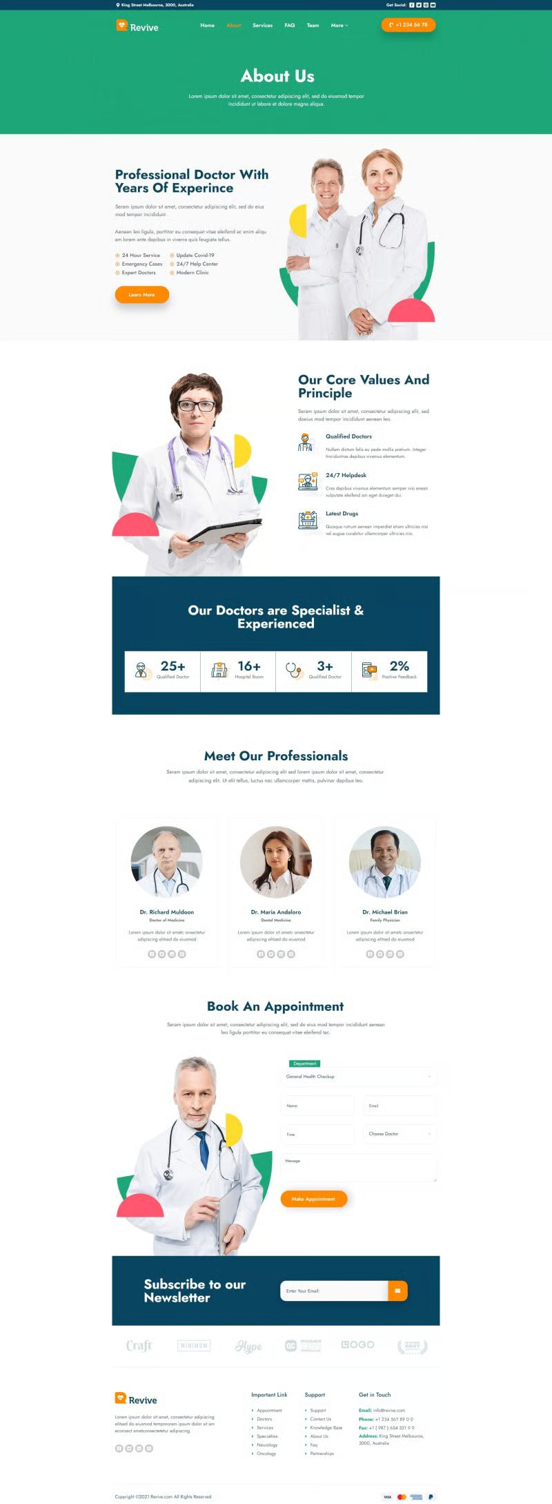 图片[1]-Revive – 医疗Elementor模板套件简介-光子波动网 | 专业WordPress修复服务，全球范围，快速响应