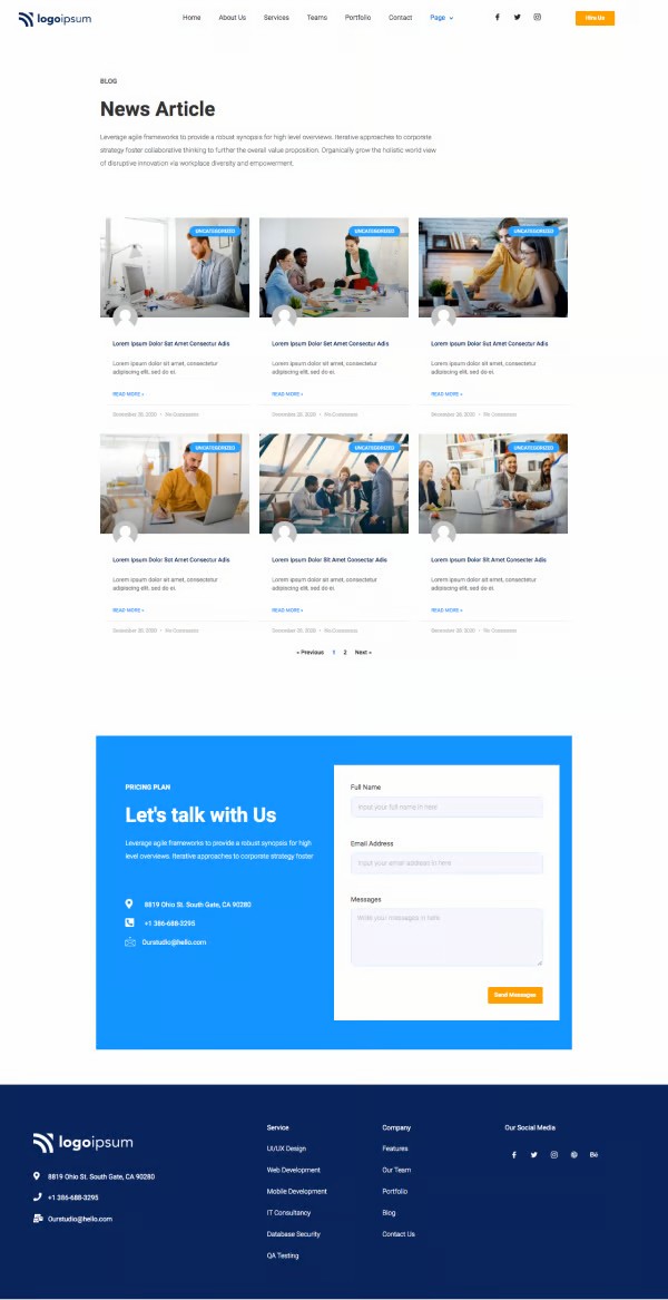 Image [2] - Modèle WordPress Mazuma : adapté aux sites web d'entreprises, de conseil et de services informatiques !