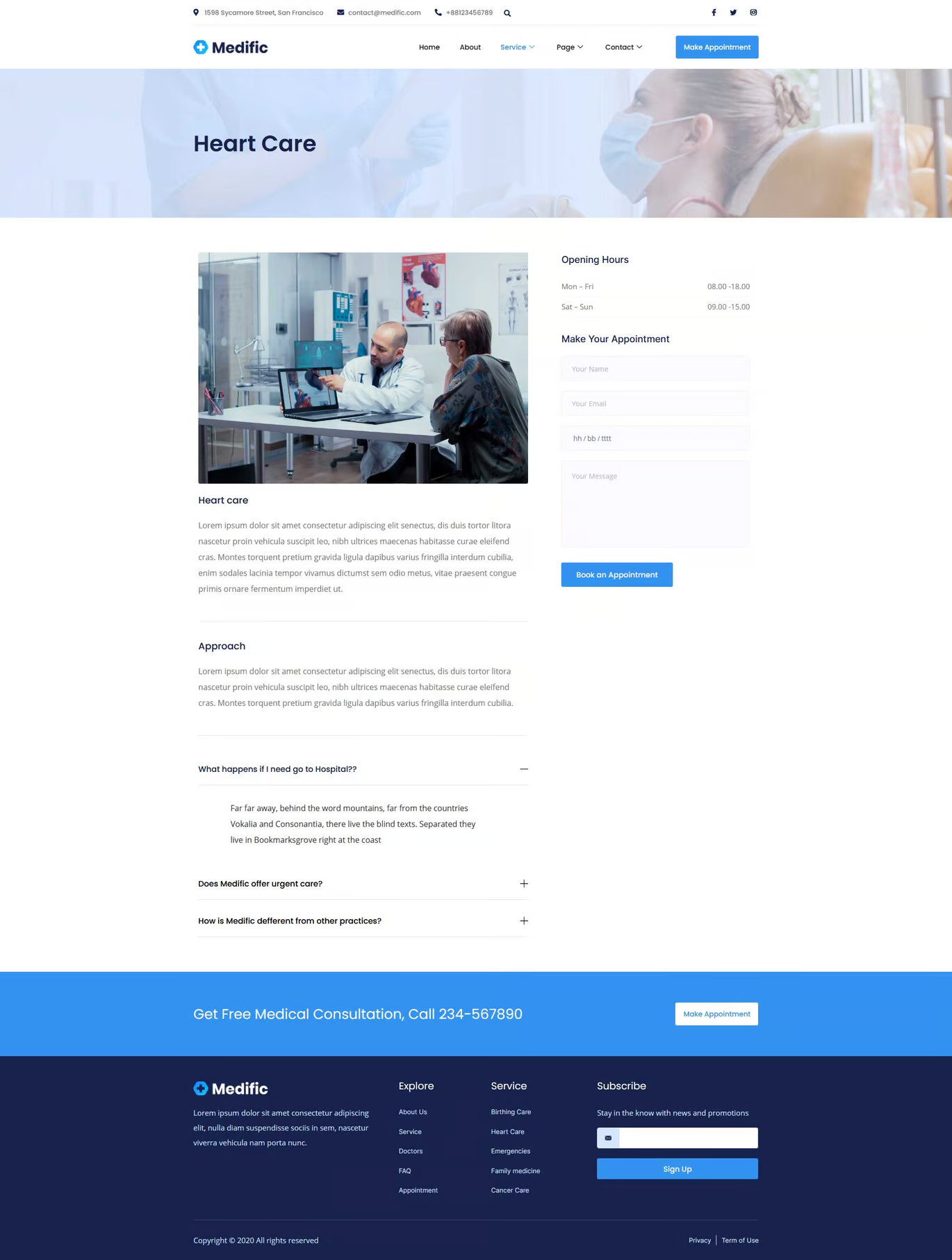 图片[1]-Medific – 医疗Elementor模板套件-光子波动网 | 专业WordPress修复服务，全球范围，快速响应