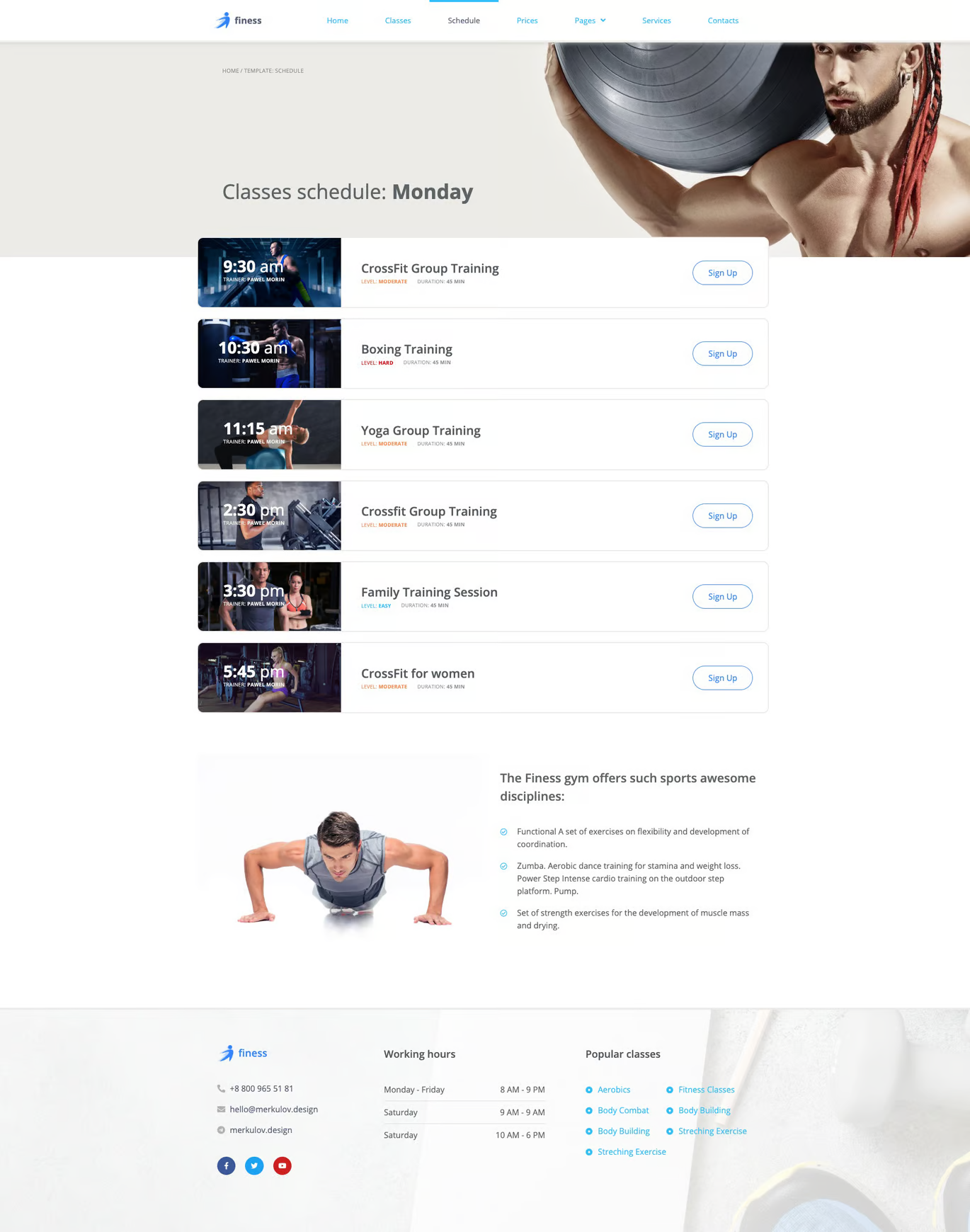 Image [2] - Finess - Fitness Elementor Template Kit - Photonflux.com | Professional WordPress repair service, worldwide, fast response!