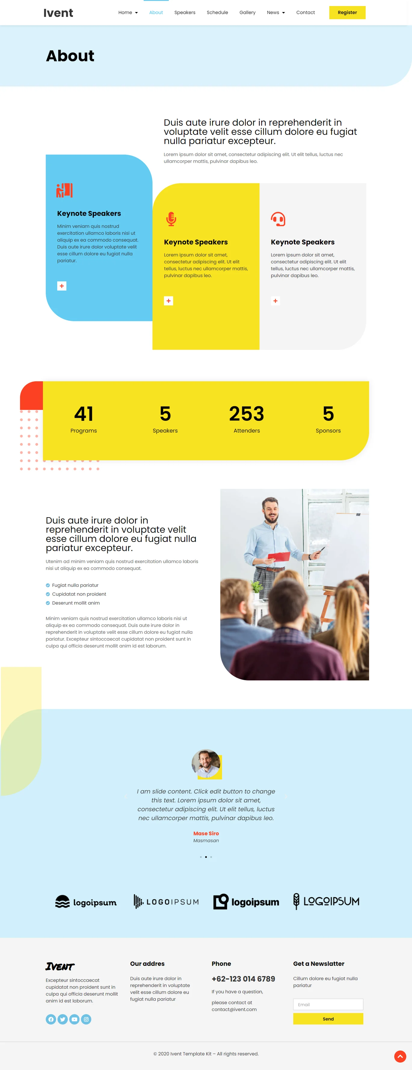 Imagen [1] - Cómo instalar y utilizar la suite de plantillas Elementor para eventos y reuniones de Ivent