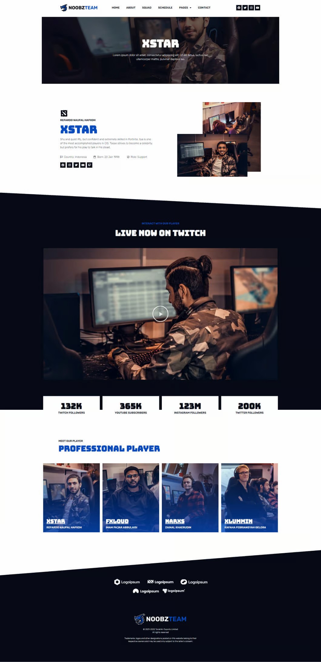 Imagen [1] - Conjunto de plantillas Elementor Pro de Noobz: una solución moderna diseñada para sitios web de juegos y videojuegos